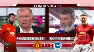 Paul Scholes and Roy Keane Destroy Fred & McTominay | Man United 1-2 Brighton | Match Analysis