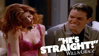 MATT DAMON is a "Sneaky Hetero!" | Will & Grace | Comedy Bites