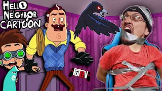 HELLO NEIGHBOR the CARTOON?!?! + FGTeeV Easter Secret Neighbor Bonus Round