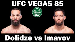 UFC VEGAS 85 | DOLIDZE VS IMAVOV Breakdown and Bets
