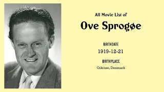 Ove Sprogøe Movies list Ove Sprogøe| Filmography of Ove Sprogøe