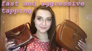 ASMR | Purse Haul! Tapping and Scratching on My Purses (Soft Leather, Hard Leather, Canvas)