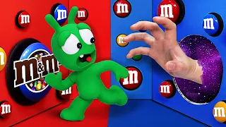 Escape Challenge M&M Candy Room | Pea Pea Compilation | Toddler learning video