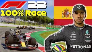 F1 23 - Let's Make Hamilton An 8x World Champion #9: 100% Race Spain