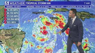 TROPICS UPDATE: Tropical Storm Ian expected to strengthen into a major hurricane