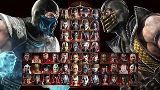 Mortal Kombat 9 - Expert Tag Ladder (SCORPION & SUB-ZERO MK VS DC) MOD - Gameplay @(1080p) - 60ᶠᵖˢ ✔