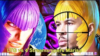 Street Fighter 6 - LTG Low Tier God (Marisa) blacklists 4 Streamsnipers Marisa | August 1, 2023