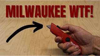 MILWAUKEE WTF!!! - Milwaukee Self-Retracting Utility Knife with Carton Blade - Review