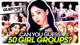 CAN YOU NAME THESE 50 KPOP GIRL GROUPS? | QUIZ KPOP GAMES 2022 | KPOP QUIZ TRIVIA