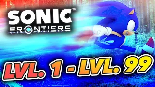 How FAST Can You Go in Sonic Frontiers?! Level 1 vs MAX SPEED