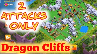 Dragon Cliffs LIVE Attacks best Strategy Clan Capital - 2 Attacks Only - Clash of clans (COC)