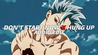 don't start now x hung up『edit audio』