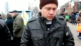 Мирний страйк аграріїв на автодорозі Суми-Харків ч. 4