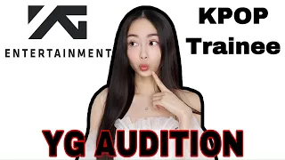 YG GLOBAL AUDITION/ I apply as a Trainee