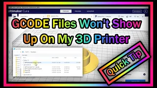 My GCODE Files Don't Show Up On My 3D Printer When I Insert The SD Card (Or I Can't See The Name)