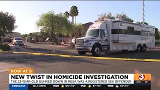 Man found shot to death is registered sex offender, Mesa police say