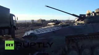 22.02.2015 Дебальцево после боев