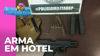 Henrique, da dupla com Juliano, deixa arma carregada em quarto de hotel em São Paulo