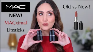 NEW MAC MACXIMAL LIPSTICKS | What's changed? | + Lip Swatches of New Shades!