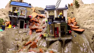 LEGO Dam Breach - LEGO City Emergency Water Discharge And Flood Disaster