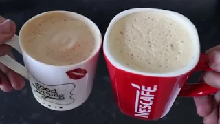 How to make Nescafe Coffee | Black & with Milk | A&A Homemade