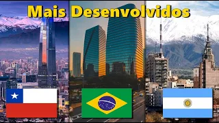TOP 30 Estados Mais Desenvolvidos da América do Sul por IDH