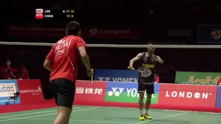 SF (Session 1) - MS - Lee C.W. vs Chen J. - Yonex BWF World Champs '11