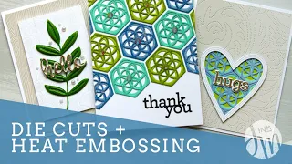 5 WAYS: Heat Embossed Die Cuts