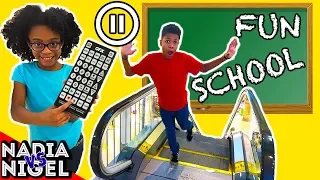 PAUSE CHALLENGE at FUN SCHOOL! Ultimate Toy School