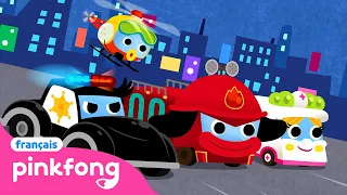 Allez! Super Équipe de Sauvetage | Chanson des Voitures | Pinkfong en français Chansons pour Enfants