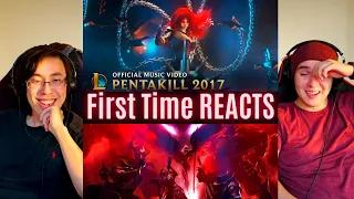 *Pentakill: Mortal Reminder* First Time REACTION (League of Legends Music Video)