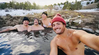 Hot Spring POOLS In The Middle Of NOWHERE! (Lake Tahoe)