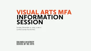 Visual Arts Information Session 2023