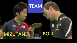 [TT team] Semi, Boll (GER) (Game 123) Mizutani リオ五輪 ゲ－ム123