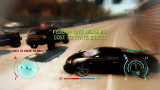 Need For Speed Undercover Bugatti Veyron 16.4 Epic Police Chase Intense Federal Pursuit