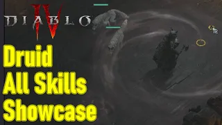 Diablo 4 Druid skill tree, all skills showcase
