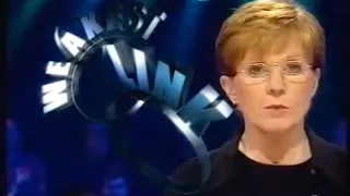 Weakest Link - Bad Losers Special 12th December 2000