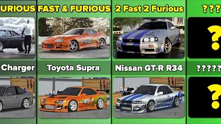 Cars from the Fast & Furious in FR Legends | Car Comparison