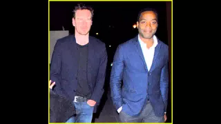 Michael Fassbender & Chiwetel Ejiofor Dine Out with Ridley Scott in London!