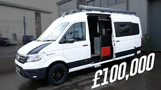 Inside a 2020 VW Crafter Camper Conversion Worth £100,000 | VAN LIFE TOUR