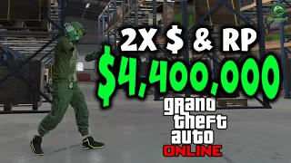 BEST WAY TO MAKE MONEY & RANK UP THIS WEEK! | GTA ONLINE 2X CRATE SELL MISSIONS!