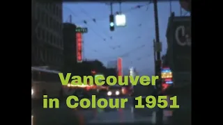 Vancouver scenes and the Peace Arch - 1951 home movie