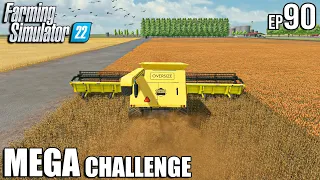 SORGHUM Harvest and LOAD with LIZARD TWIN SCREW | MEGA Challenge | Farming Simulator 22 #90