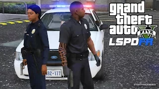 LSPDFR #539 CITY PATROL!! (GTA 5 REAL LIFE POLICE PC MOD) SHIELA