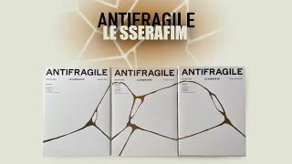 le sserafim - antifragile ( all versions ) unboxing | распаковка альбома 💿
