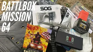 UNBOXING BattlBox Mission 64: Camp Axe, Multi-Tool, EDC Knife, Headlamp, And More