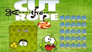 Cut The Rope 1, Season 1 (2 Fabric Box-Caja Tela 1-25) 3 Stars -JhoSeSaRo