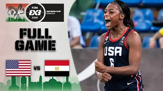 USA v Egypt | Women | Full Game | FIBA 3x3 U18 World Cup 2022