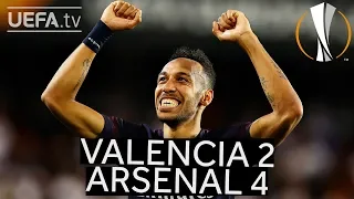 VALENCIA 2-4 ARSENAL #UEL HIGHLIGHTS