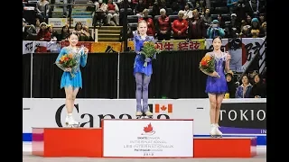 Alexandra Trusova / Skate Canada 2019 Victory ceremony